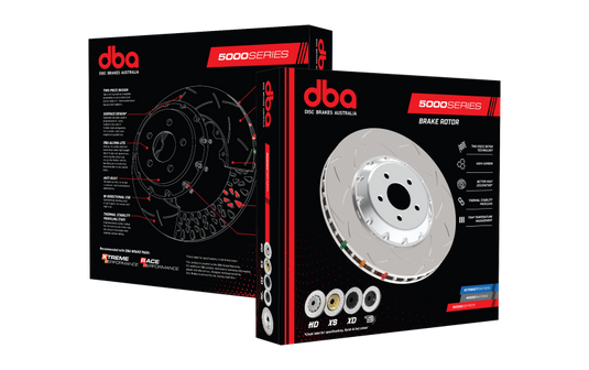 DBA XS 5000 Series Replacement Front Slotted/Drilled Rotor 15-17 Challenger/Charger SRT8 Hellcat