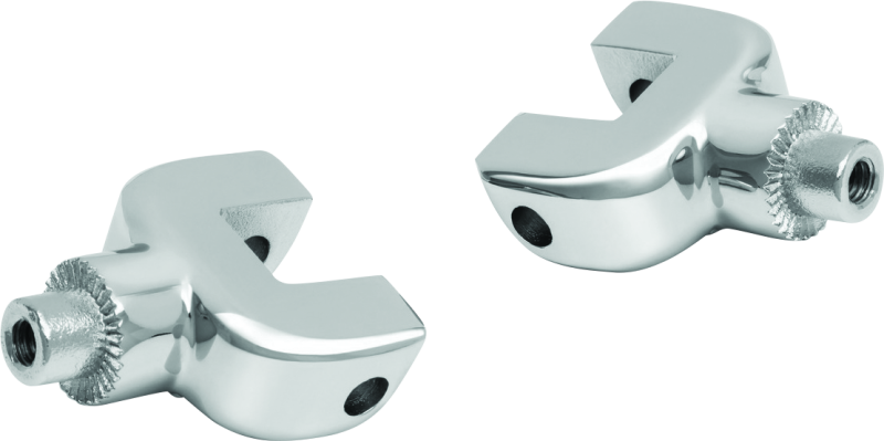 Load image into Gallery viewer, Kuryakyn Splined Passenger Peg Adapter Indian Chrome
