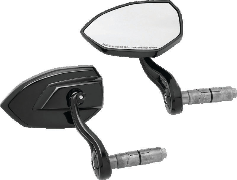 Load image into Gallery viewer, Kuryakyn Phantom Bar End Mirror Gloss Black
