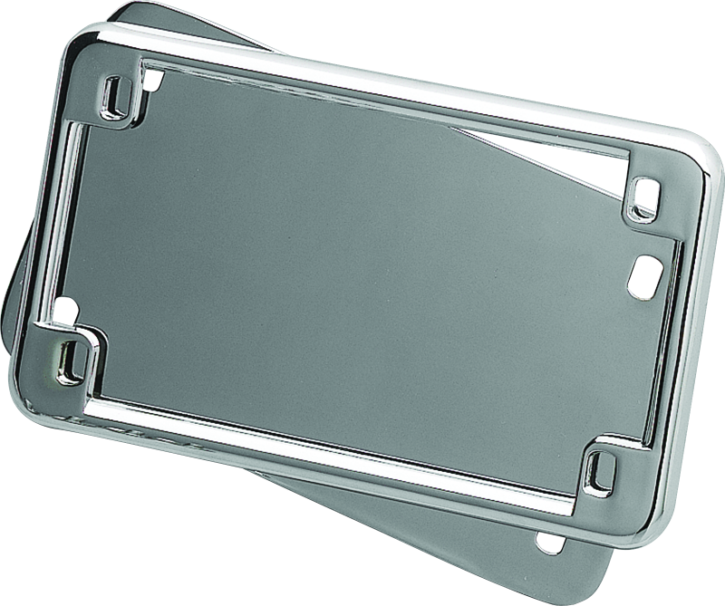 Load image into Gallery viewer, Kuryakyn License Frame &amp; Backing Plate Set 4in X 7in Chrome
