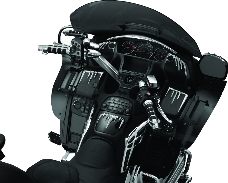 Load image into Gallery viewer, Kuryakyn ISO Grips For GL1800 With Heated Grips Chrome

