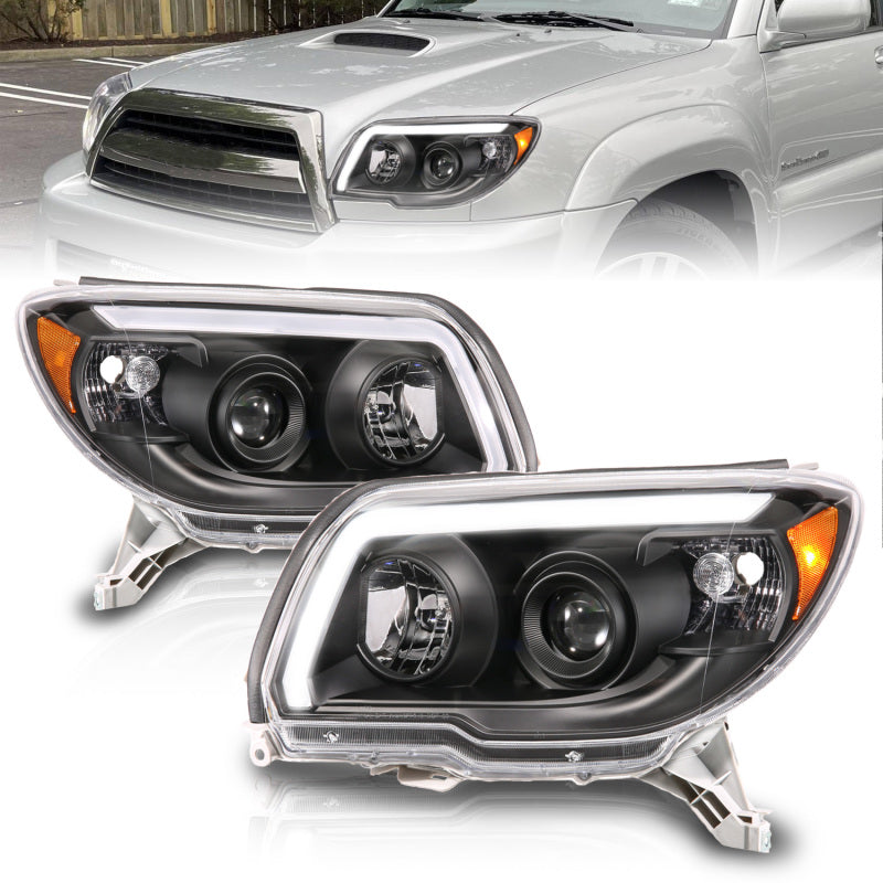 Load image into Gallery viewer, ANZO 06-09 Toyota 4 Runner Projector Headlights Plank Style - Black

