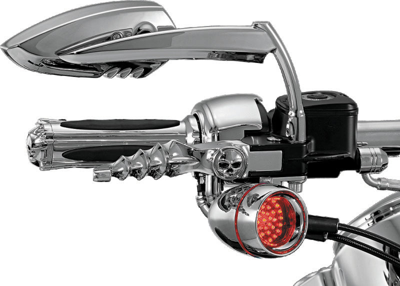 Load image into Gallery viewer, Kuryakyn Scythe Mirrors Chrome
