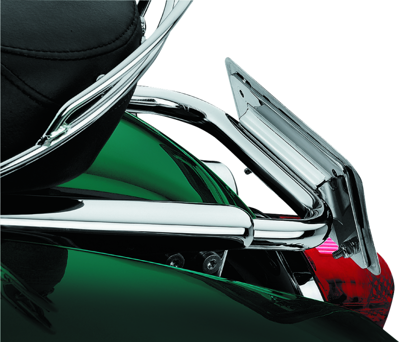 Load image into Gallery viewer, Kuryakyn Laydown License Plate Holder 97-08 Touring Chrome
