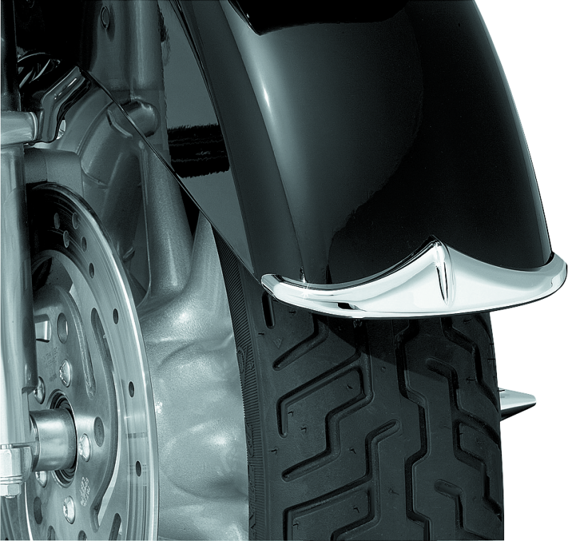 Load image into Gallery viewer, Kuryakyn Front Fender Accent Leading Edge Chrome
