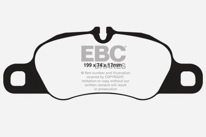 Load image into Gallery viewer, EBC 09-12 Porsche 911 (997) (Cast Iron Rotor only) 3.6 Carrera 2 Redstuff Front Brake Pads
