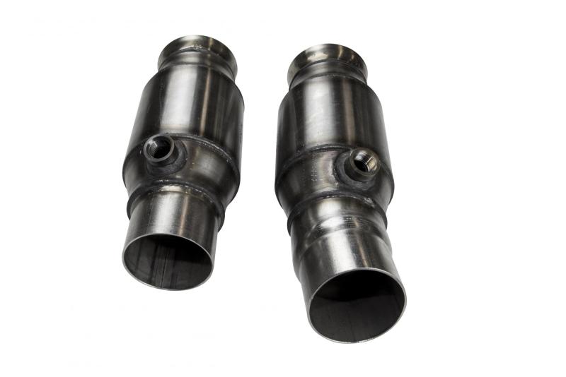 Load image into Gallery viewer, Kooks 2016 + Chevrolet Camaro SS LT1 6.2L 3in x 2 3/4in OEM High Flow Catted Connections Pipes SS
