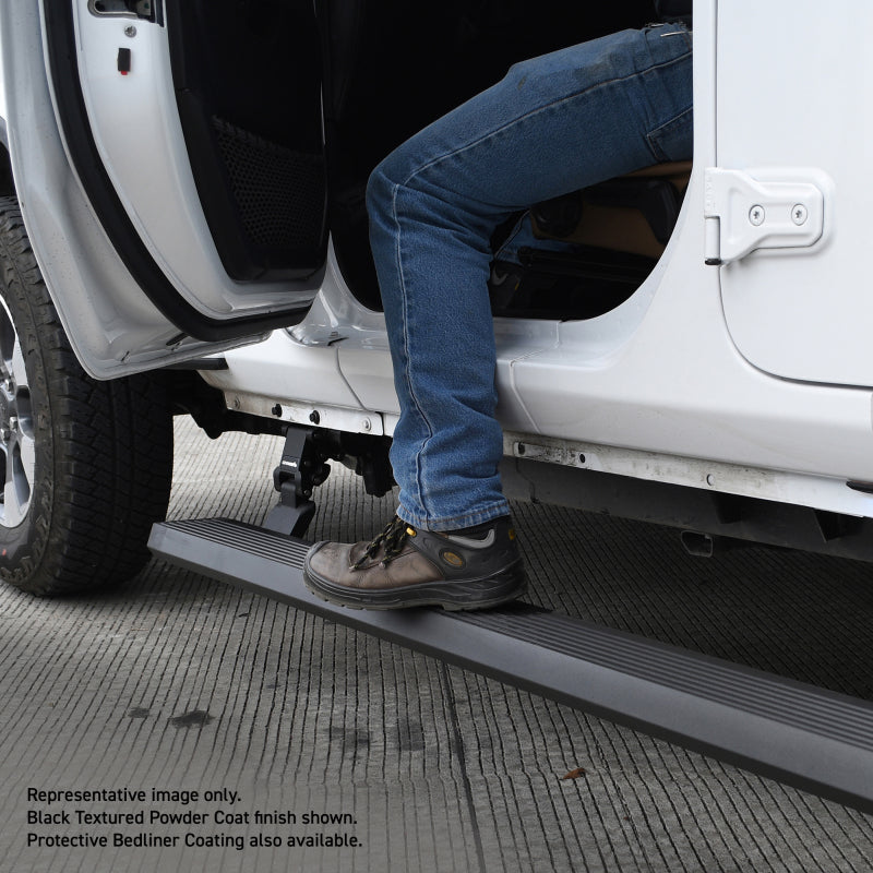 Load image into Gallery viewer, Go Rhino 07-17 Jeep Wrangler 2dr E-BOARD E1 Electric Running Board Kit (Cut Req.) - Tex. Blk
