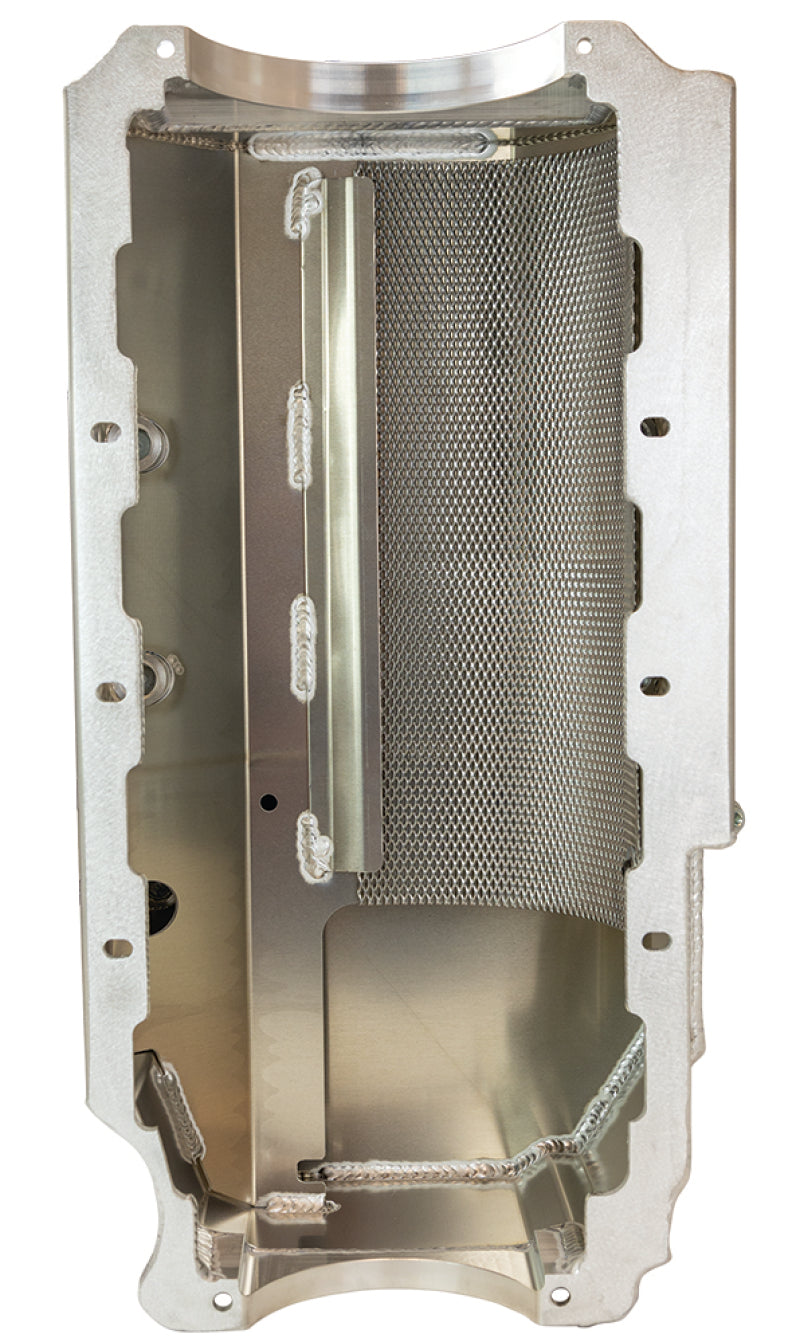 Load image into Gallery viewer, Moroso Donovan 700/DRC2 Big Block (w/Double Power Kick Outs) Wet Sump 6-7qt 8in Aluminum Oil Pan
