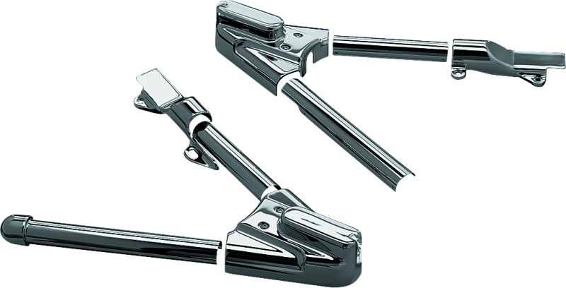 Load image into Gallery viewer, Kuryakyn Swingarm Cover Kit - Unlighted 00-07 Softail Models Chrome
