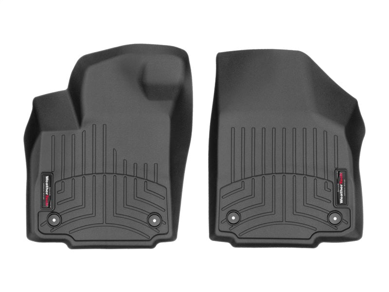 Load image into Gallery viewer, WeatherTech 19-23 RAM 2500/3500 Crew Cab w/o Floor Shift &amp; No PTO 1st Row Bench Floorliners - Bk

