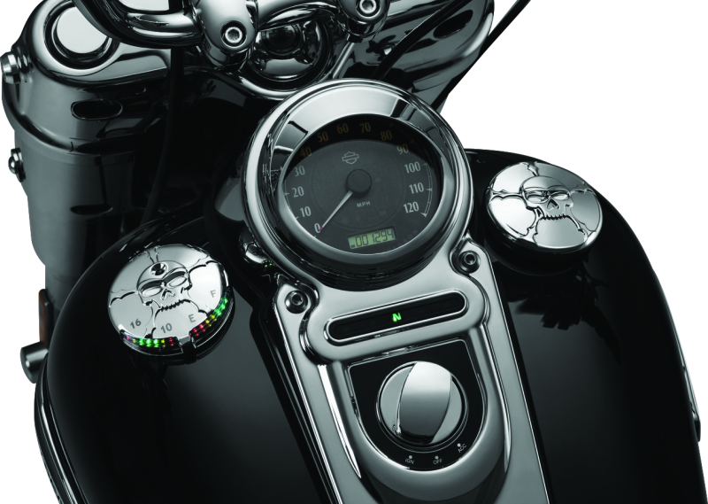 Load image into Gallery viewer, Kuryakyn Zombie Gas Cap Vented Chrome
