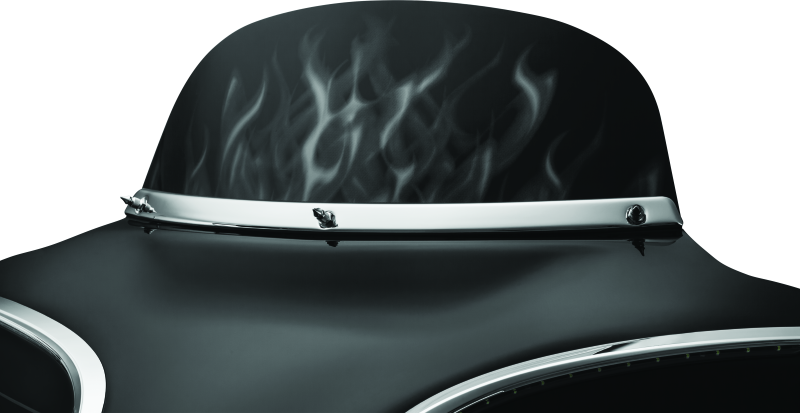 Load image into Gallery viewer, Kuryakyn Smooth Windshield Trim 96-13 Touring Chrome
