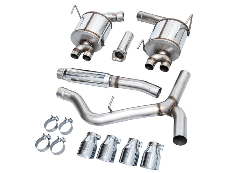 Load image into Gallery viewer, AWE Tuning 2022+ VB Subaru WRX Touring Edition Exhaust - Chrome Silver Tips
