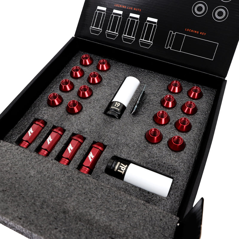 Load image into Gallery viewer, Mishimoto Aluminum Locking Lug Nuts M12x1.25 20pc Set Blue
