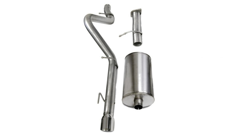 Load image into Gallery viewer, Corsa 06-08 Chevrolet Trailblazer SS 6.0L V8 Polished Sport Cat-Back Exhaust
