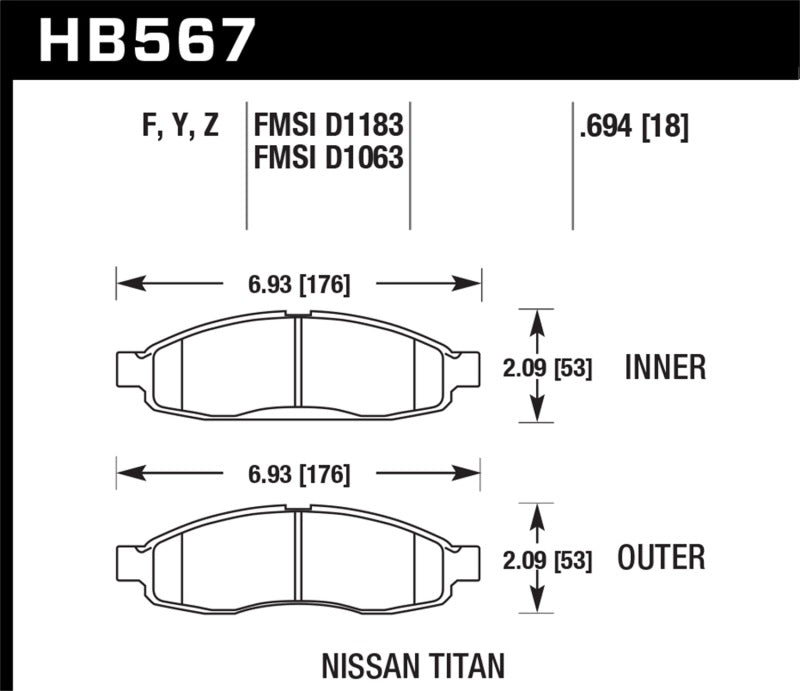 Hawk 04 06 infiniti QX56 05 06 Armada 04 Pathfinder 04 07