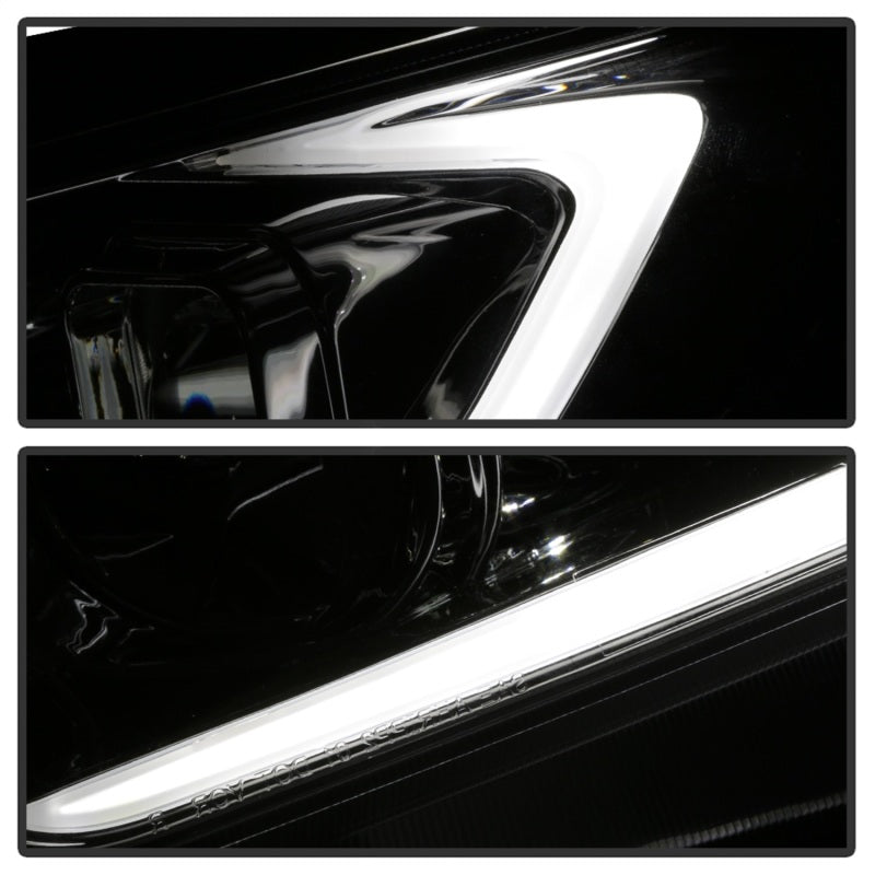 Load image into Gallery viewer, xTune 09-14 Acura TSX Projector Headlights - Light Bar DRL - Chrome (PRO-JH-ATSX09-LB-C)
