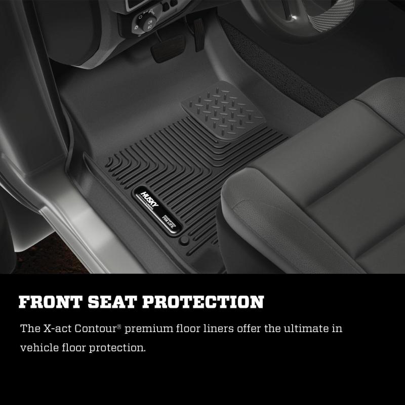 Load image into Gallery viewer, Husky Liners 09-14 Dodge Ram/Ram Quad Cab X-Act Contour Black Floor Liner (2nd Seat)
