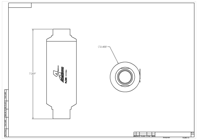 Load image into Gallery viewer, Aeromotive Replacement Pro-Series 10 Micron Fabric Element (for 12310 Filter Assembly)
