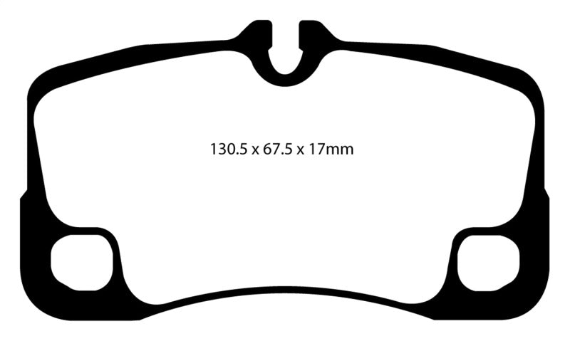 Load image into Gallery viewer, EBC 09-12 Porsche 911 (997) (Cast Iron Rotor only) 3.6 Carrera 2 Redstuff Rear Brake Pads
