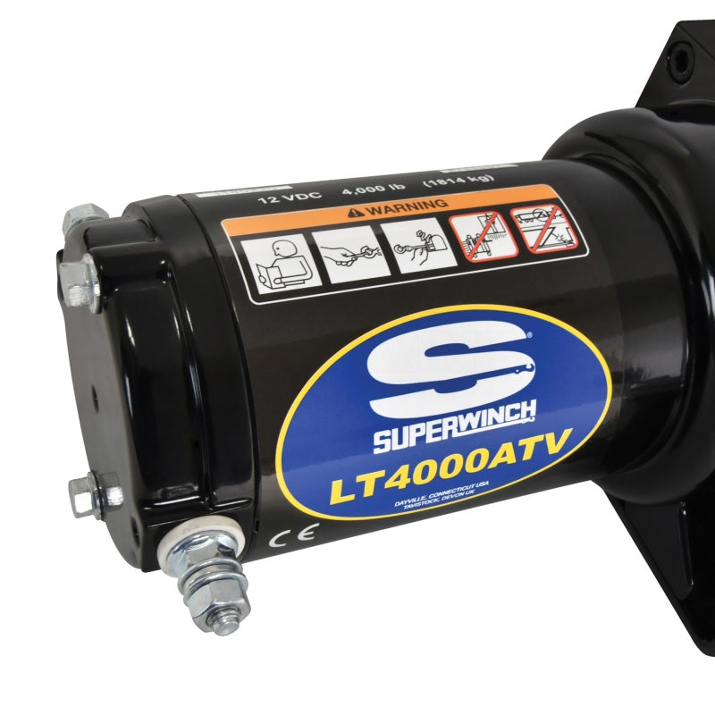 Load image into Gallery viewer, Superwinch 4000 LBS 12V DC 3/16in x 50ft Synthetic Rope LT4000 Winch
