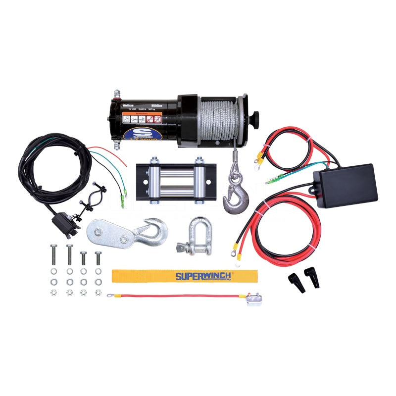 Load image into Gallery viewer, Superwinch 2000 LBS 12V DC 5/32in x 49ft Steel Rope LT2000 Winch
