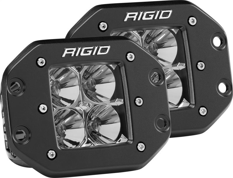 Load image into Gallery viewer, Rigid Industries Dually - Flush Mount - Flood - Set of 2

