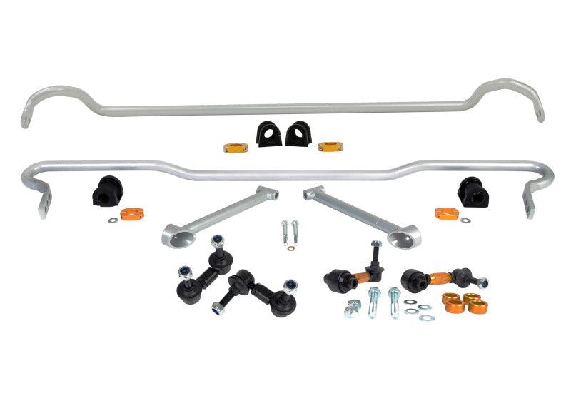 Load image into Gallery viewer, Whiteline 08-10 Subaru WRX Front And Rear Sway Bar Kit 22mm
