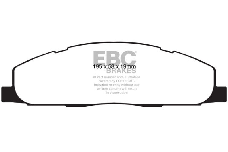 Load image into Gallery viewer, EBC 09-11 Dodge Ram 2500 Pick-up 5.7 2WD/4WD Greenstuff Rear Brake Pads
