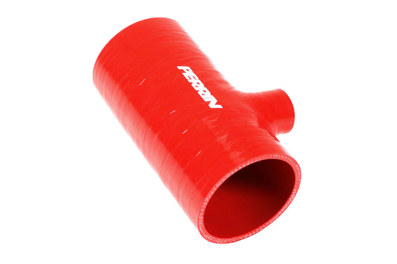 Load image into Gallery viewer, Perrin 2022+ Subaru WRX Red 3in Turbo Inlet Hose w/ Nozzle (Short)
