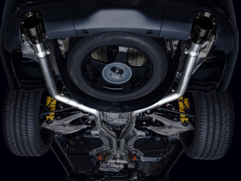 Load image into Gallery viewer, AWE Tuning 18-23 Dodge Durango SRT &amp; Hellcat Track Edition Exhaust - Diamond Black Tips
