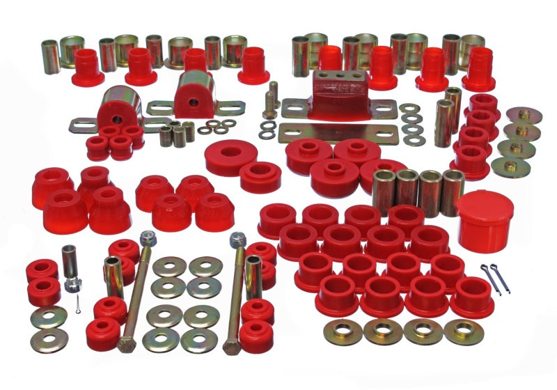 Load image into Gallery viewer, Energy Suspension 63-82 Chevrolet Corvette Red Hyper-flex Master Bushing Set
