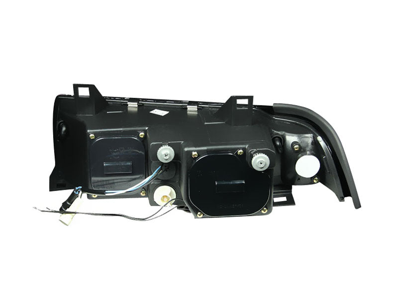 Load image into Gallery viewer, ANZO 1992-1998 BMW 3 Series E36 Projector Headlights w/ Halo Black (CCFL) G2
