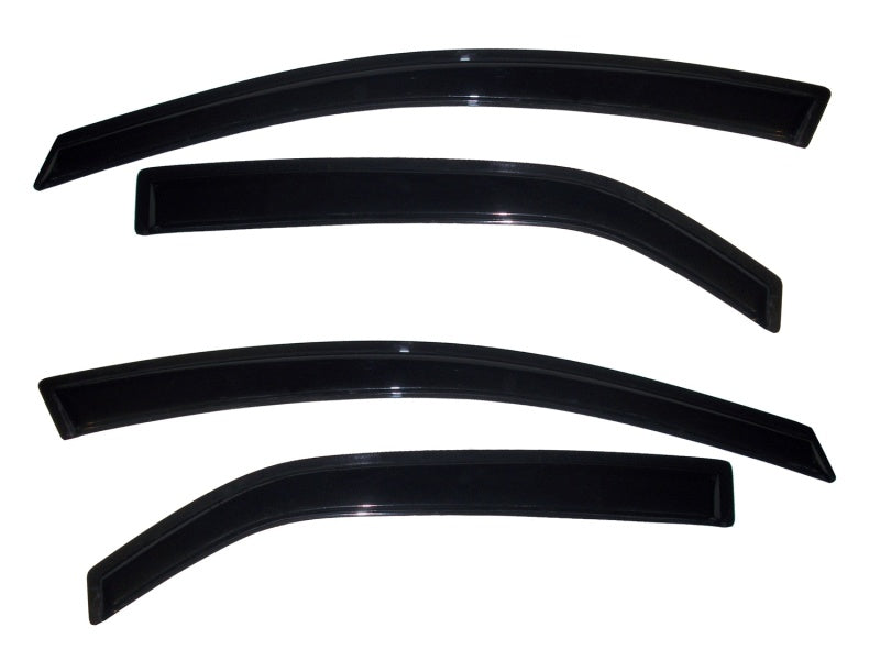 Load image into Gallery viewer, AVS 10-12 Kia Forte Ventvisor Outside Mount Window Deflectors 4pc - Smoke
