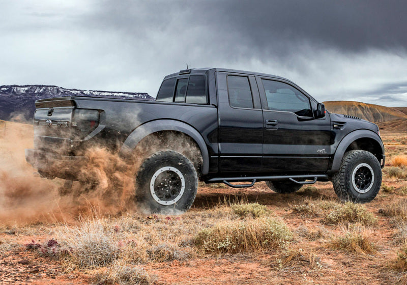 Load image into Gallery viewer, N-Fab Nerf Step 15.5-17 Dodge Ram 1500 Crew Cab - Gloss Black - Cab Length - 3in

