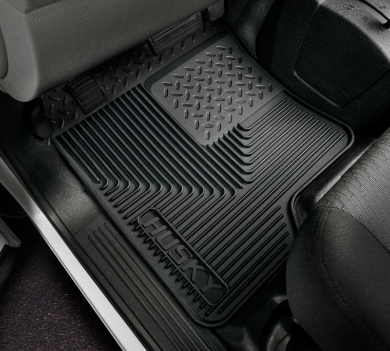 Load image into Gallery viewer, Husky Liners 80-12 Ford F-150/00-05 Ford Excursion Heavy Duty Black 2nd Row Floor Mats
