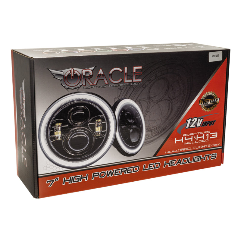 Load image into Gallery viewer, Oracle 07-18 Jeep Wrangler JK Switchback LED Halo Headlights - Amber/White - Switchback
