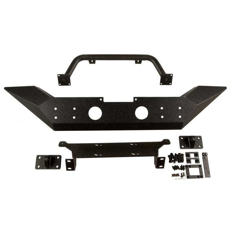 Load image into Gallery viewer, Rugged Ridge Spartan Front Bumper HCE W/Overrider 07-18 Jeep Wrangler JK
