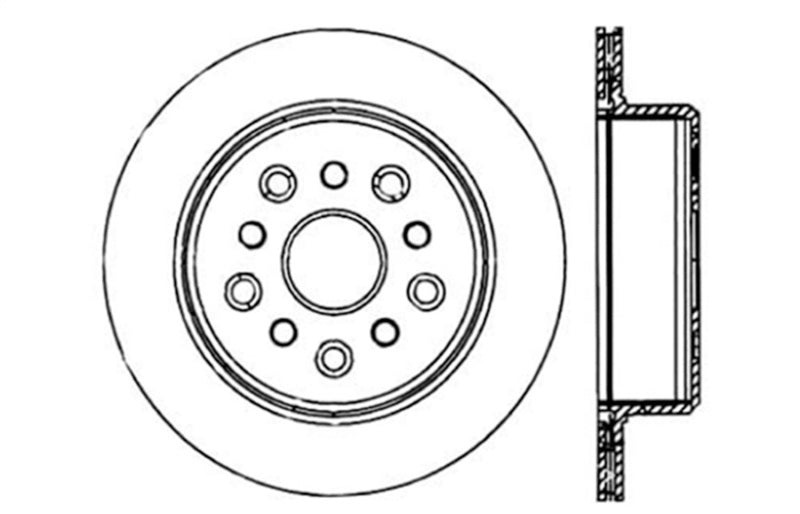 Load image into Gallery viewer, StopTech 93-98 Toyota Supra Turbo Drilled Left Rear Rotor
