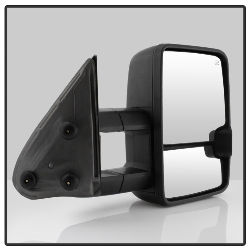 Load image into Gallery viewer, xTune Chevy Silverado 03-06 G2 Heated Smoke LED Signal Telescoping Mirrors MIR-CS03S-G2-PWH-SM-SET
