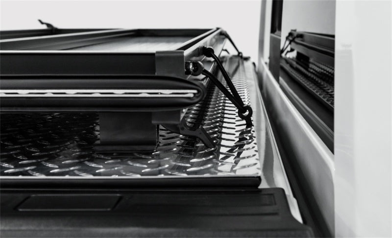 Load image into Gallery viewer, Access LOMAX Tri-Fold Cover Black Urethane Finish 20+ GM 2500/3500 - 6ft 8in Bed
