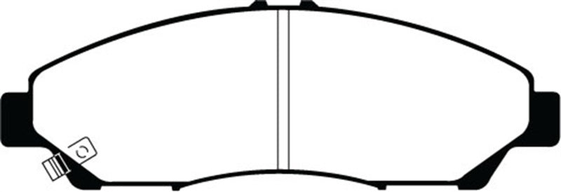 Load image into Gallery viewer, EBC 07-13 Acura MDX 3.7 Greenstuff Front Brake Pads
