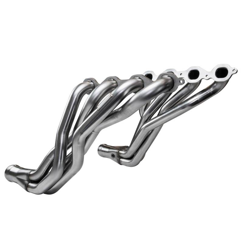 Load image into Gallery viewer, Kooks 16+ Cadillac CTS-V LT4 6.2L 1-7/8in x 3in SS Longtube Headers w/Green Catted Connection Pipes
