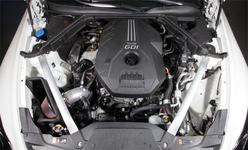 Load image into Gallery viewer, K&amp;N 2018 Kia Stinger L4-2.0L F/I Silver Typhoon Short Ram Intake
