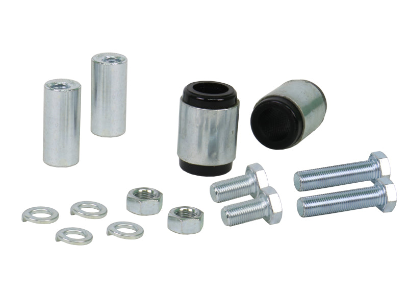 Load image into Gallery viewer, Whiteline 09 lancer Ralliart Rear Camber adj kit-control arm upper bushes
