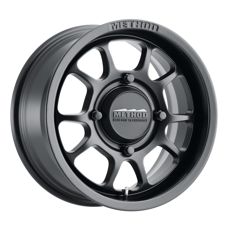 Load image into Gallery viewer, Method MR409 Bead Grip 15x8 / 4+4/0mm Offset / 4x156 / 132mm CB Matte Black Wheel
