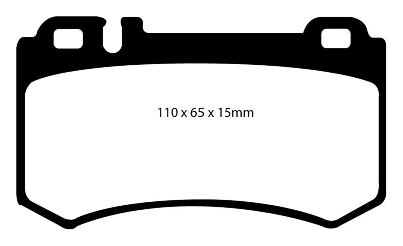 Load image into Gallery viewer, EBC 03-06 Mercedes-Benz CL55 AMG 5.4 Supercharged Redstuff Rear Brake Pads
