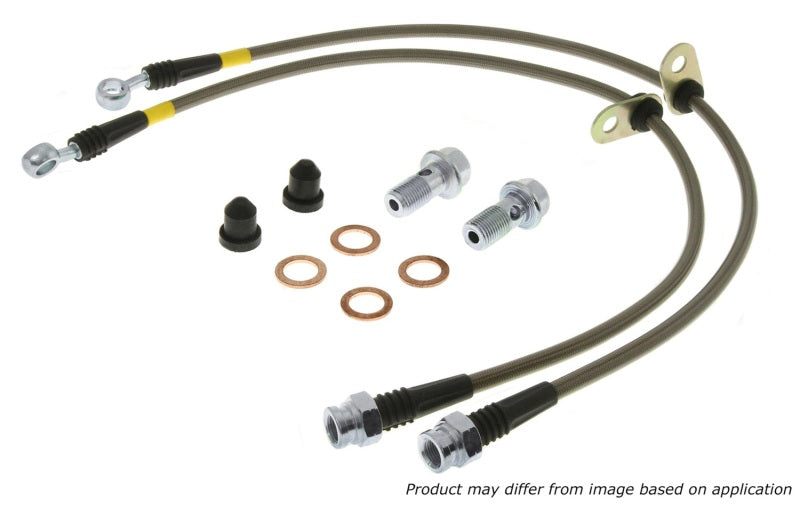 Load image into Gallery viewer, StopTech Stainless Steel Rear Brake lines for 1990-2005 Mazda Miata

