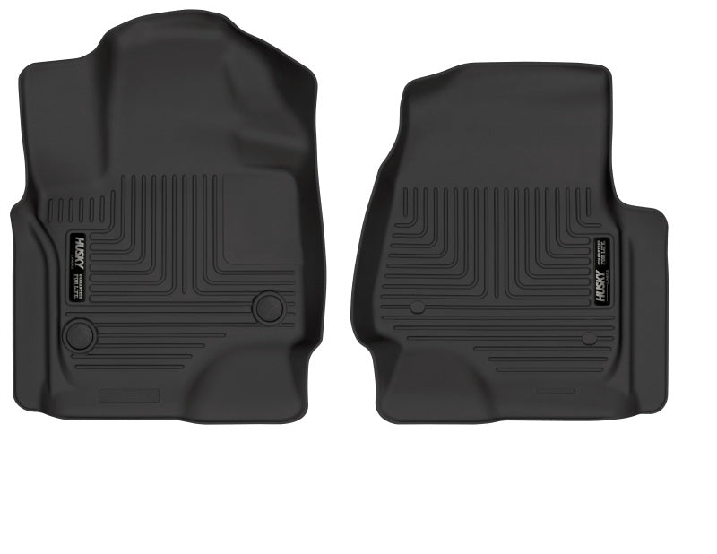 Load image into Gallery viewer, Husky Liners 18-22 Ford Expedition WeatherBeater Black Front Floor Liners
